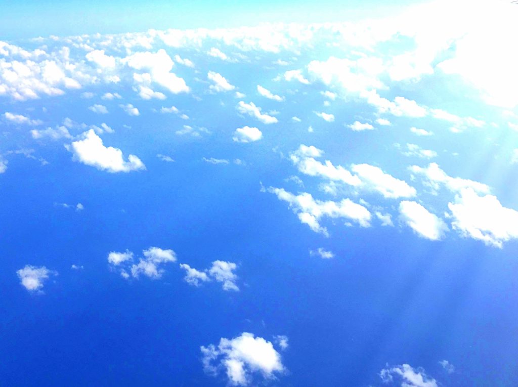雲の上からの眺め